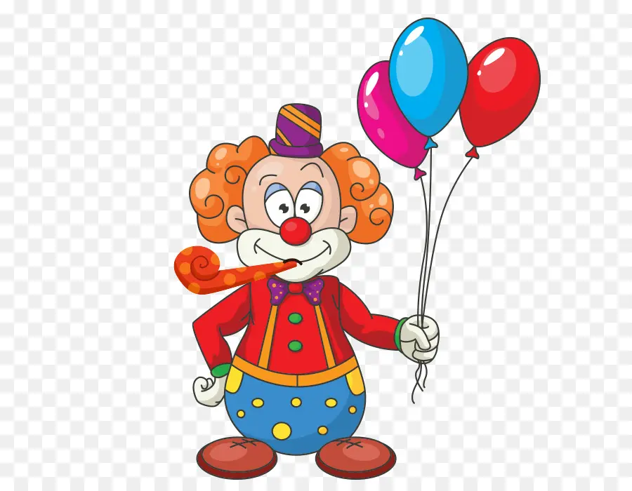 Clown，Ballons PNG