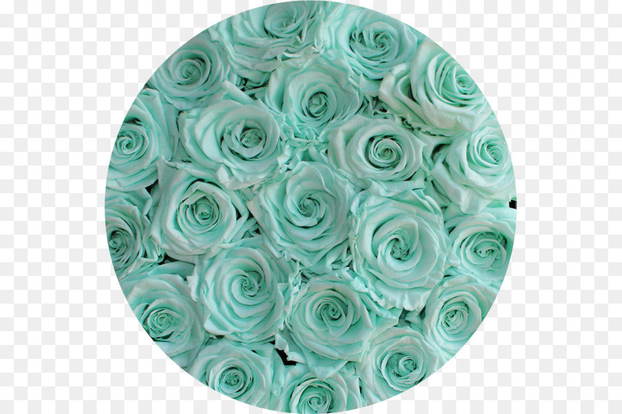 Les Fleurs Coupées，Turquoise PNG