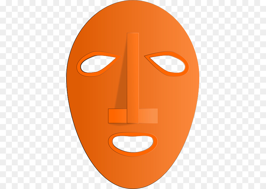 Masque Orange，Affronter PNG