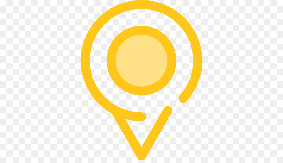 épingle De Localisation Jaune，Carte PNG