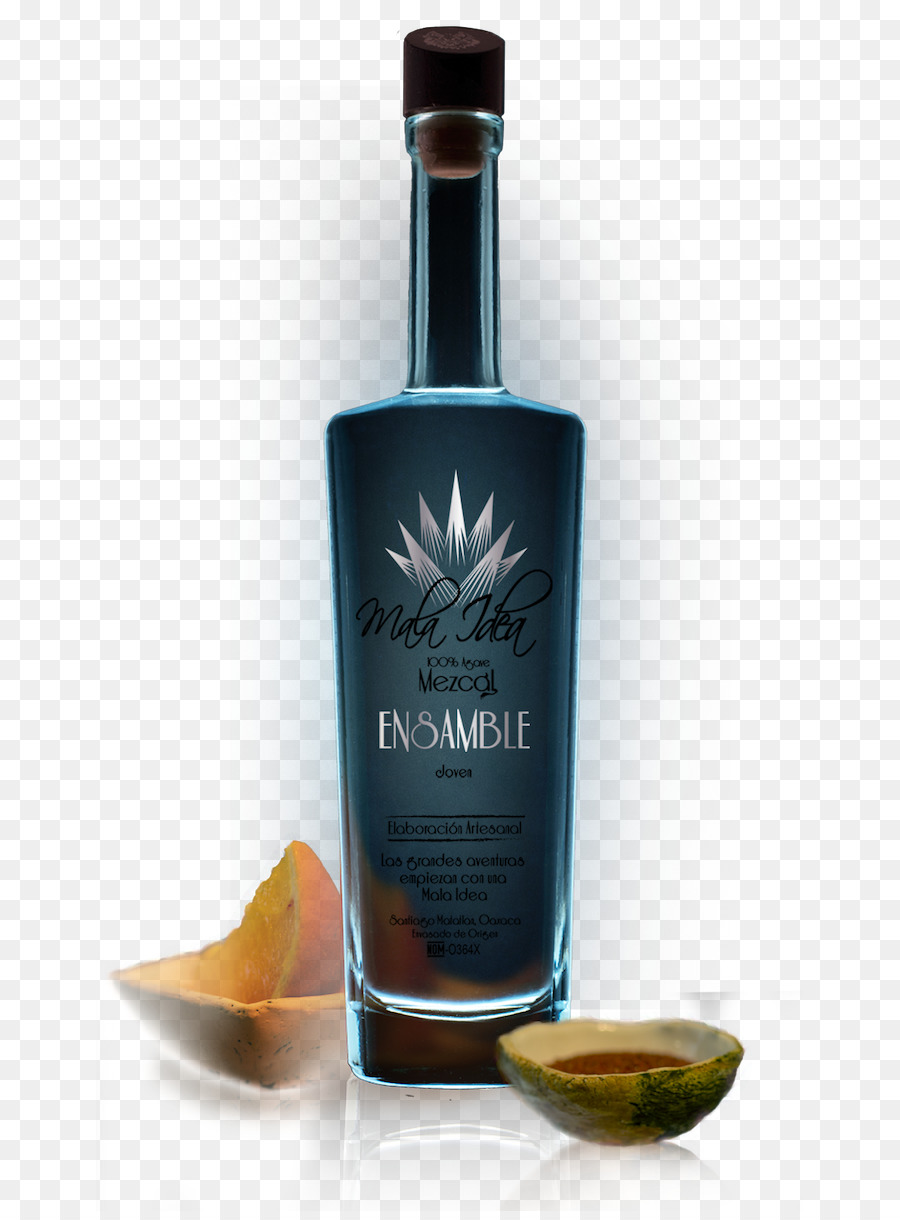 Bouteille De Mezcal，Alcool PNG