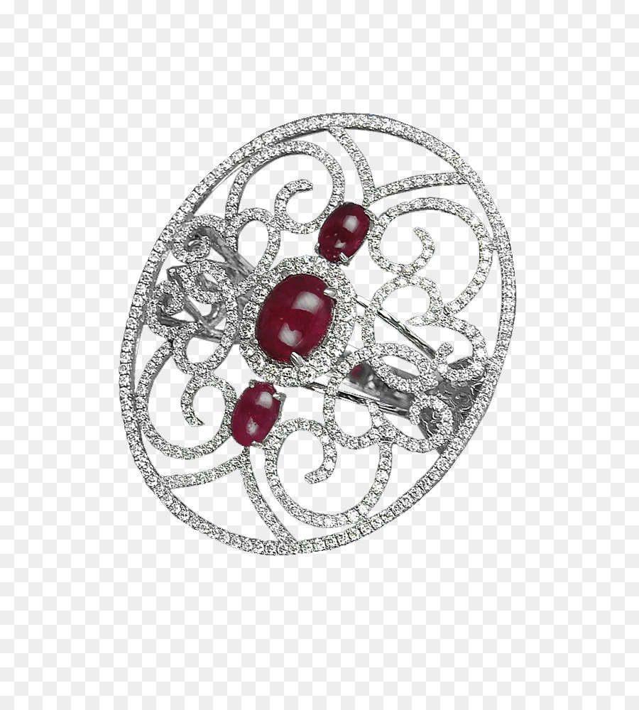 Broche，Argent PNG