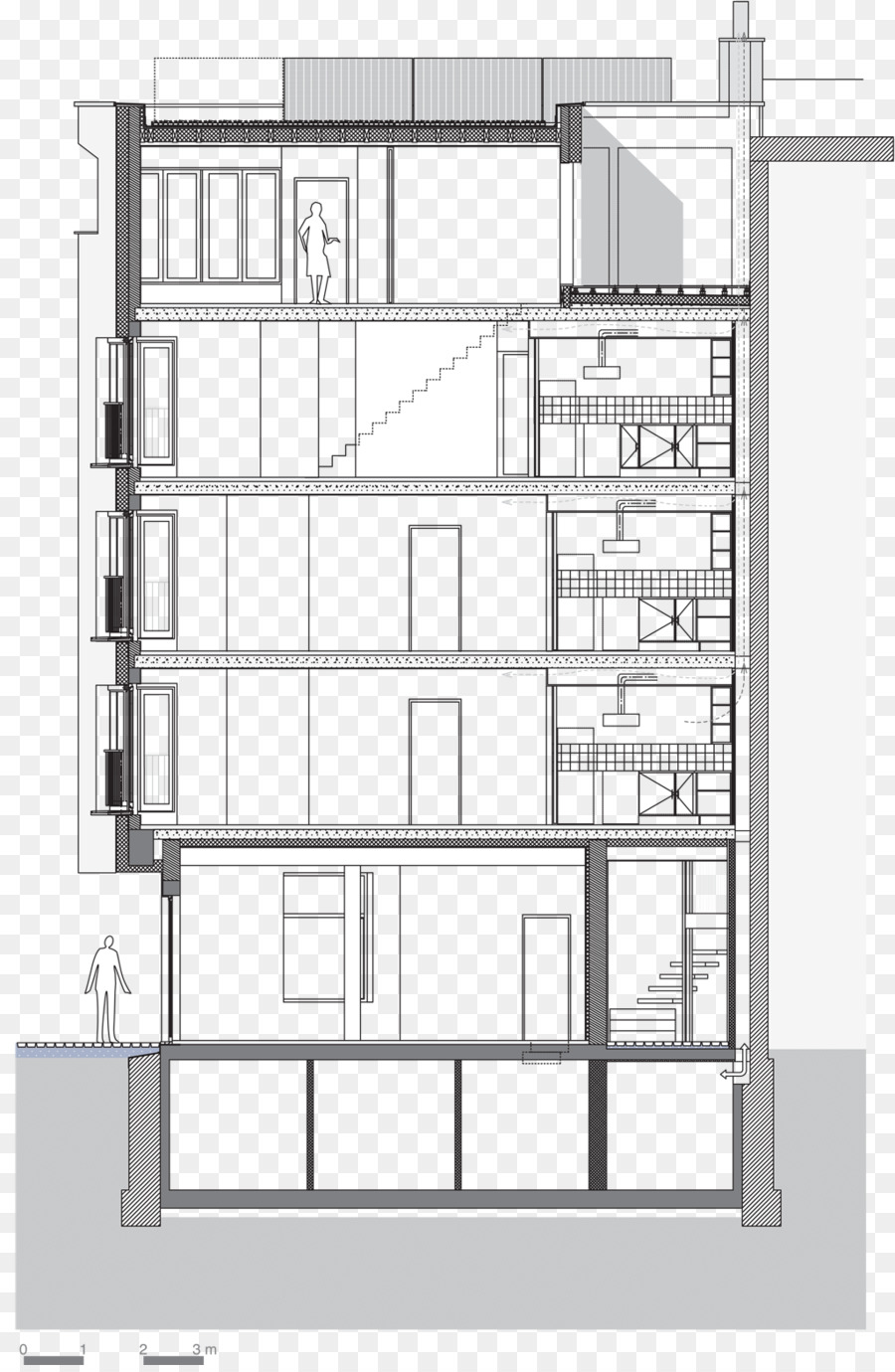 Plan D étage，L Architecture PNG