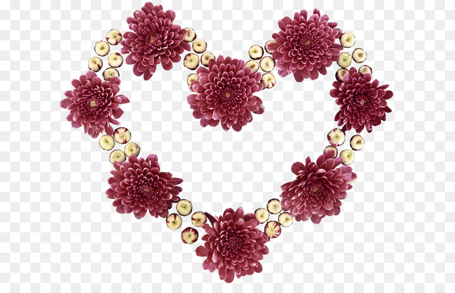 Coeur，Fleur PNG