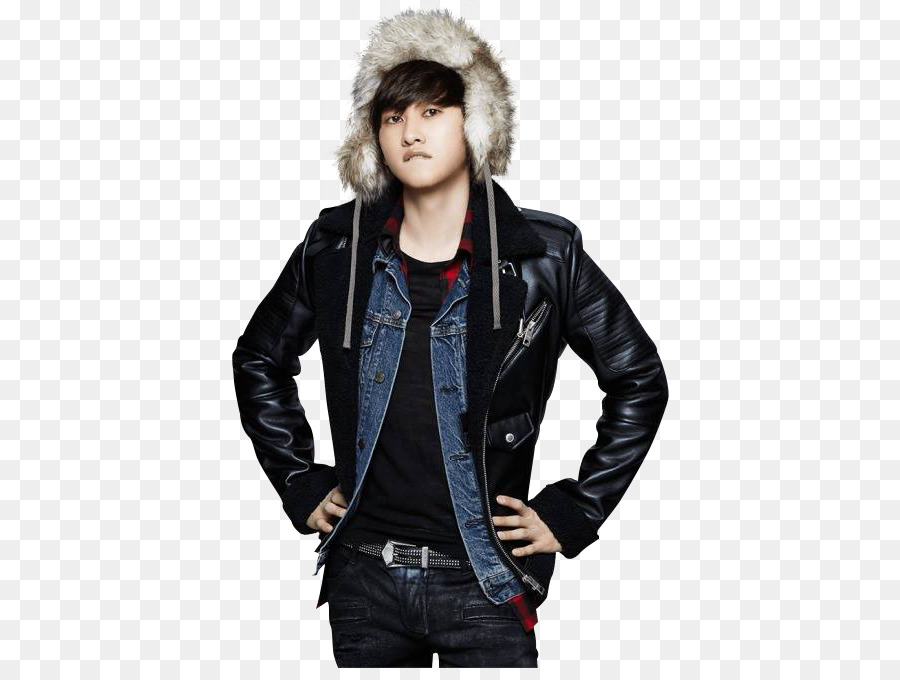 Veste En Cuir，Capuche PNG