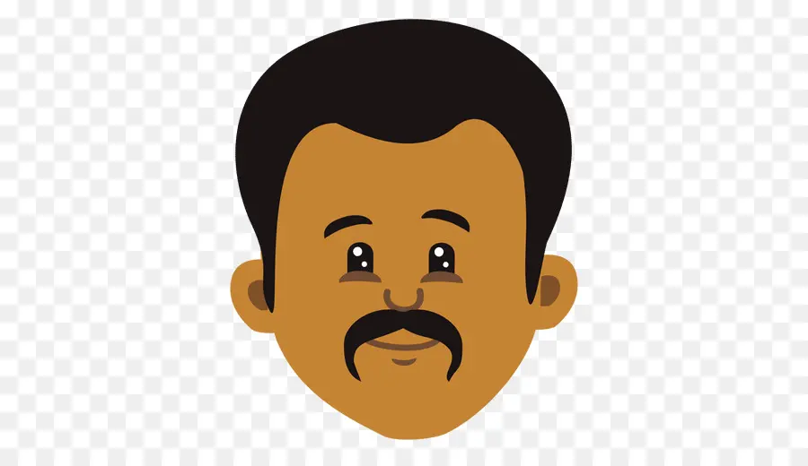 Homme De Dessin Animé，Moustache PNG