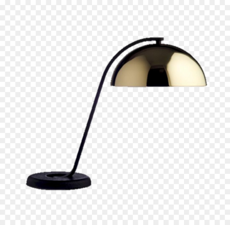 Lampe De Bureau Noire Et Dorée，Lumière PNG