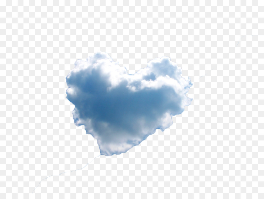 Nuage De Coeur，Ciel PNG