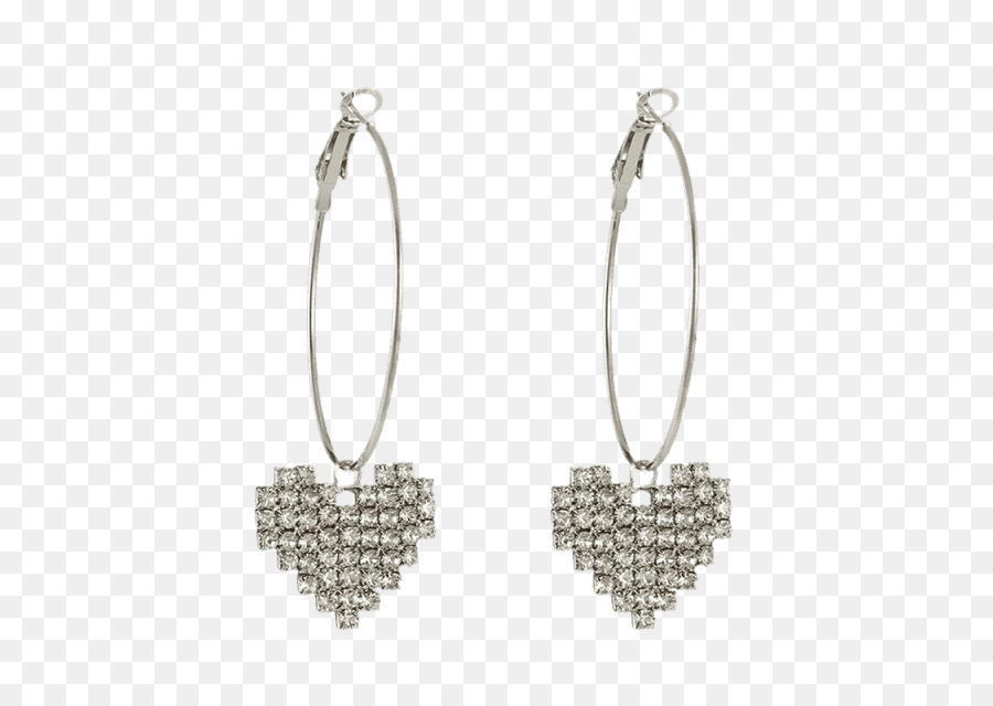 Boucles D'oreilles Coeur，Bijoux PNG