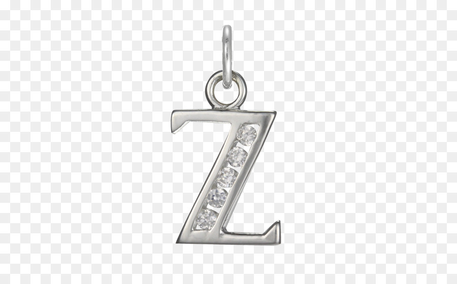 Pendentif Z En Argent，Lettre PNG