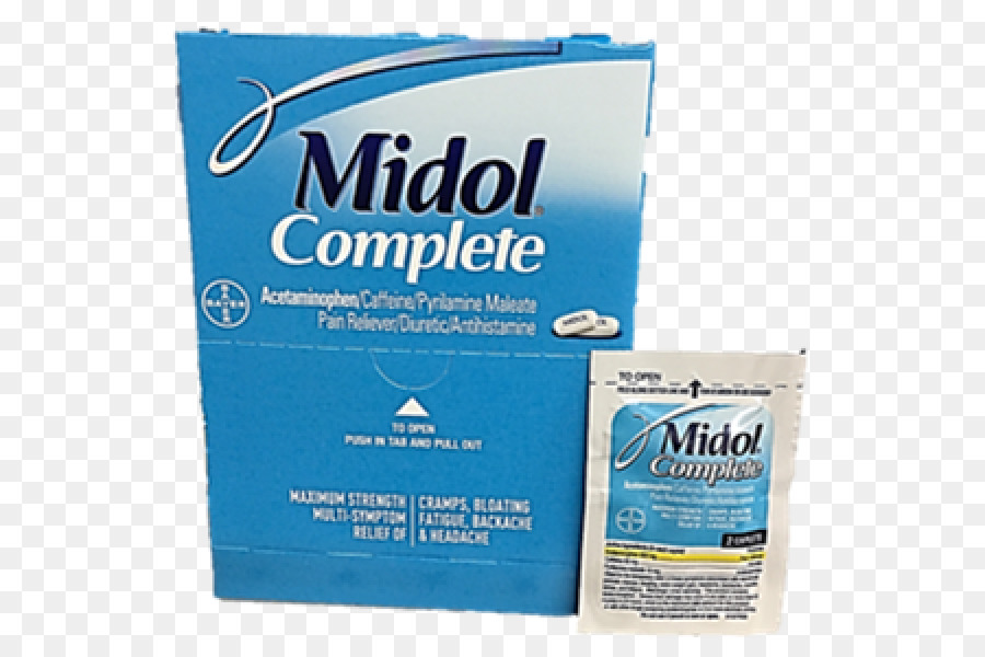 Midol，La Menstruation PNG