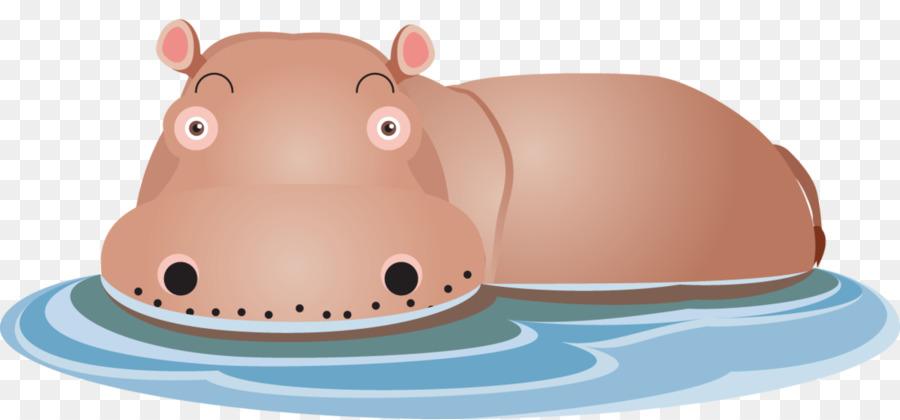 Hippopotame，Dessin Animé PNG