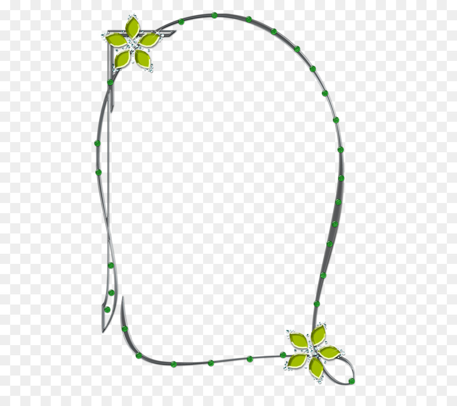 Cadre Floral，Ovale PNG