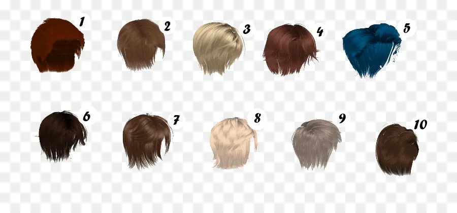 Styles De Cheveux，Perruques PNG