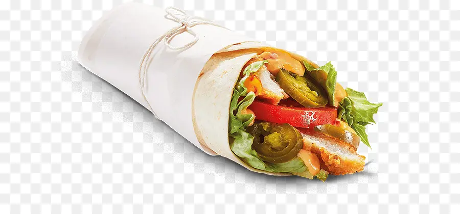 Wrap Au Poulet，Laitue PNG