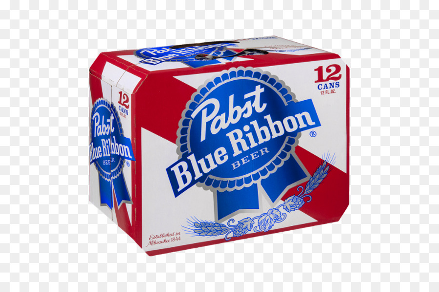 Bière Pabst Au Ruban Bleu，12 Canettes PNG