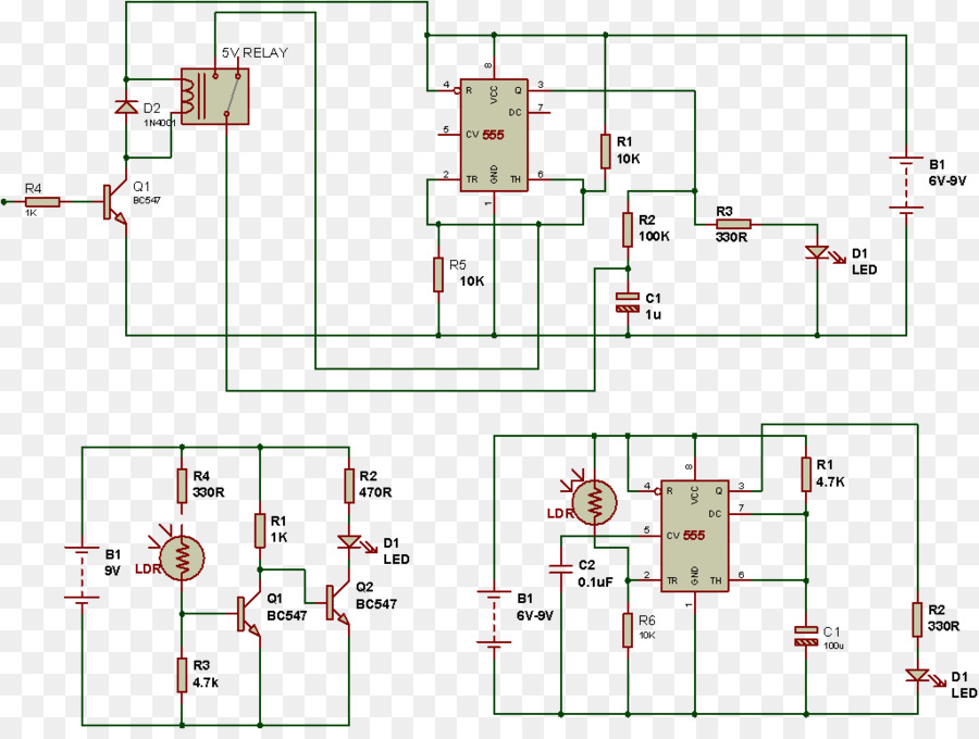 Schéma De Circuit，électronique PNG