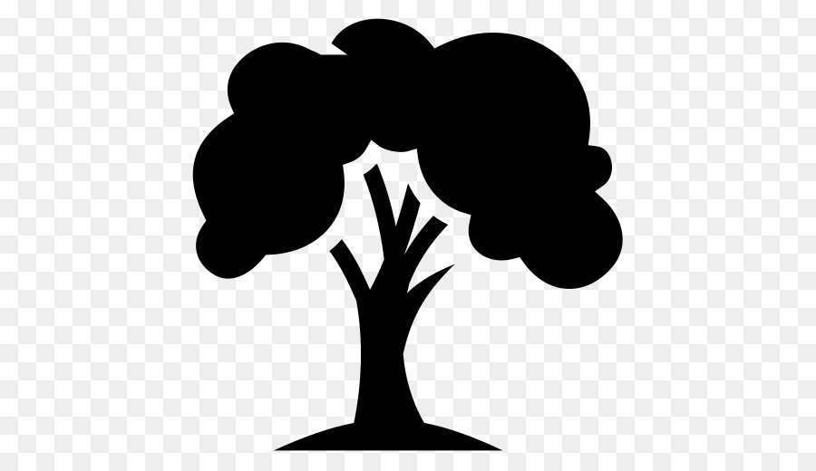 Silhouette D'arbre，Usine PNG