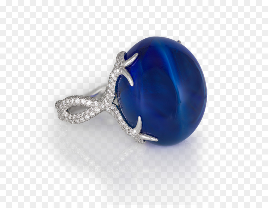 Bague Gemme Bleue，Pierre PNG