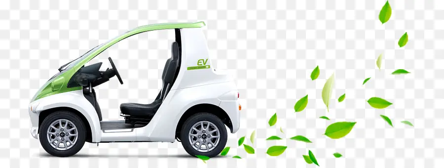 Voiture électrique，écologique PNG