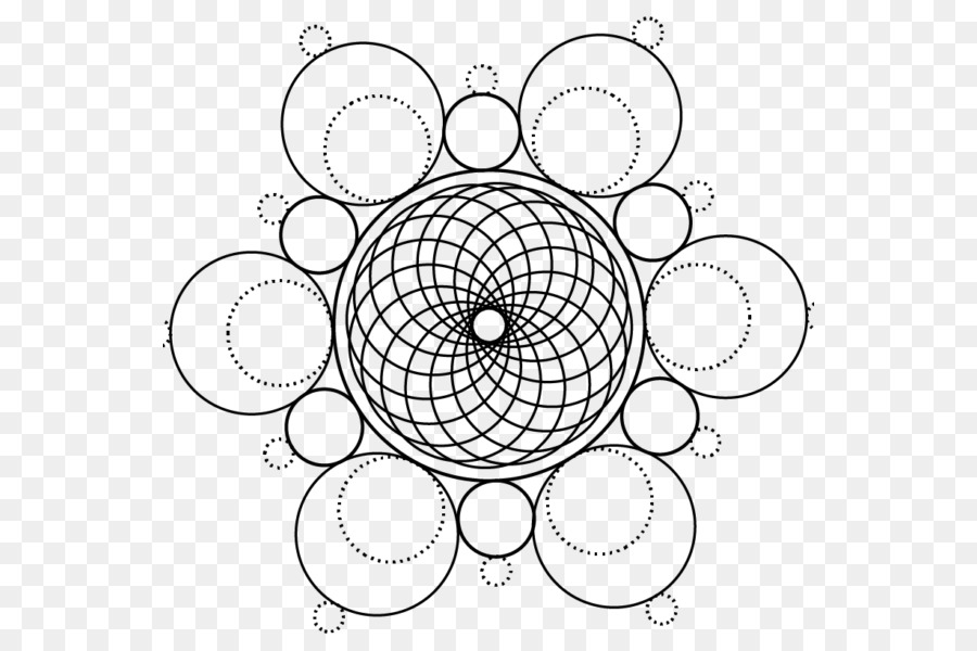 Cercles Fractaux，Géométrique PNG