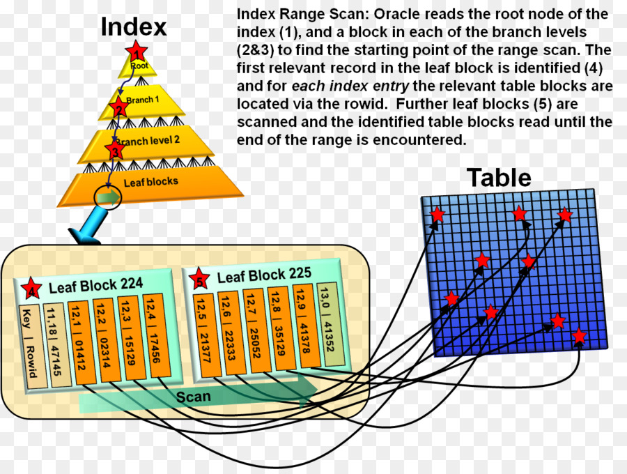 Index De Base De Données，La Base De Données Oracle PNG