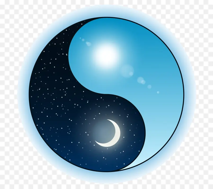 Yin Yang Soleil Et Lune，Équilibre PNG