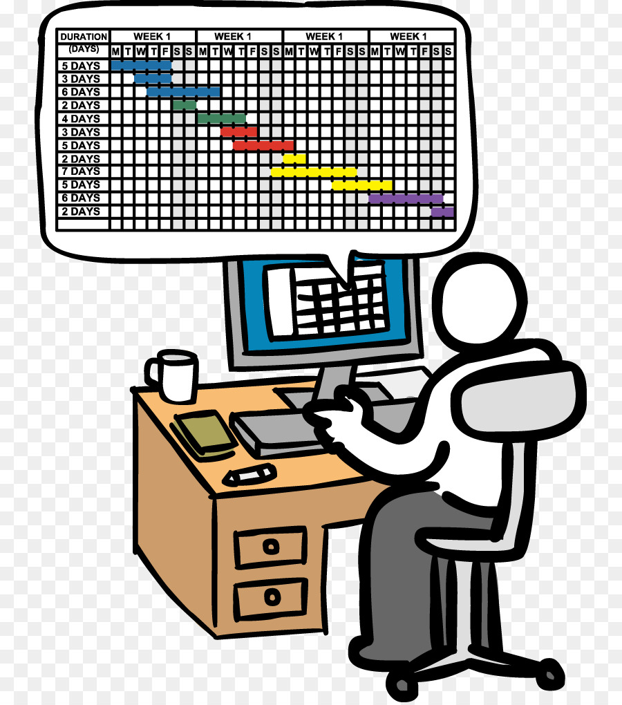 Diagramme De Gantt，Projet PNG