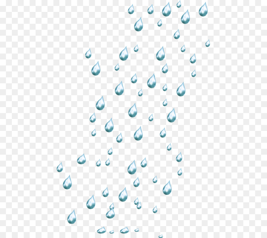 Gouttelettes D'eau，Bleu PNG