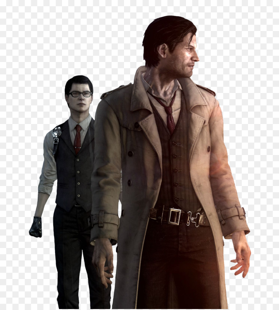 Personnages De Jeux Vidéo，Trench Coat PNG