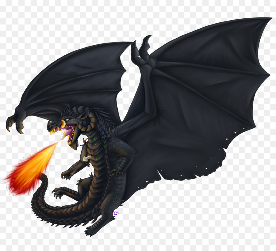 Dragon，Noir PNG