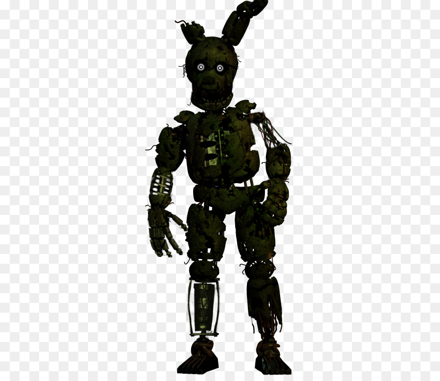 Animatronique Vert，Effrayant PNG