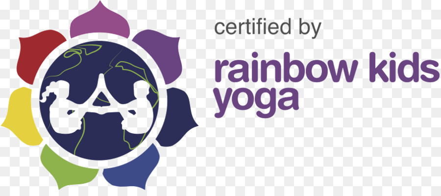 Logo De Yoga Pour Enfants Arc En Ciel，Yoga PNG