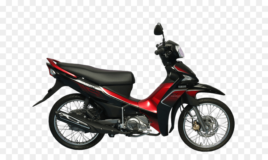 Moto Rouge Et Noire，Scooter PNG