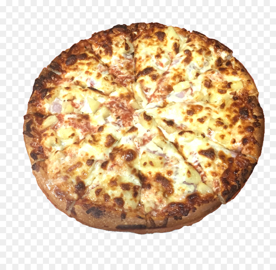 Pizza à L'ananas，Fromage PNG