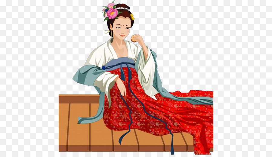 Femme Traditionnelle，Kimono PNG