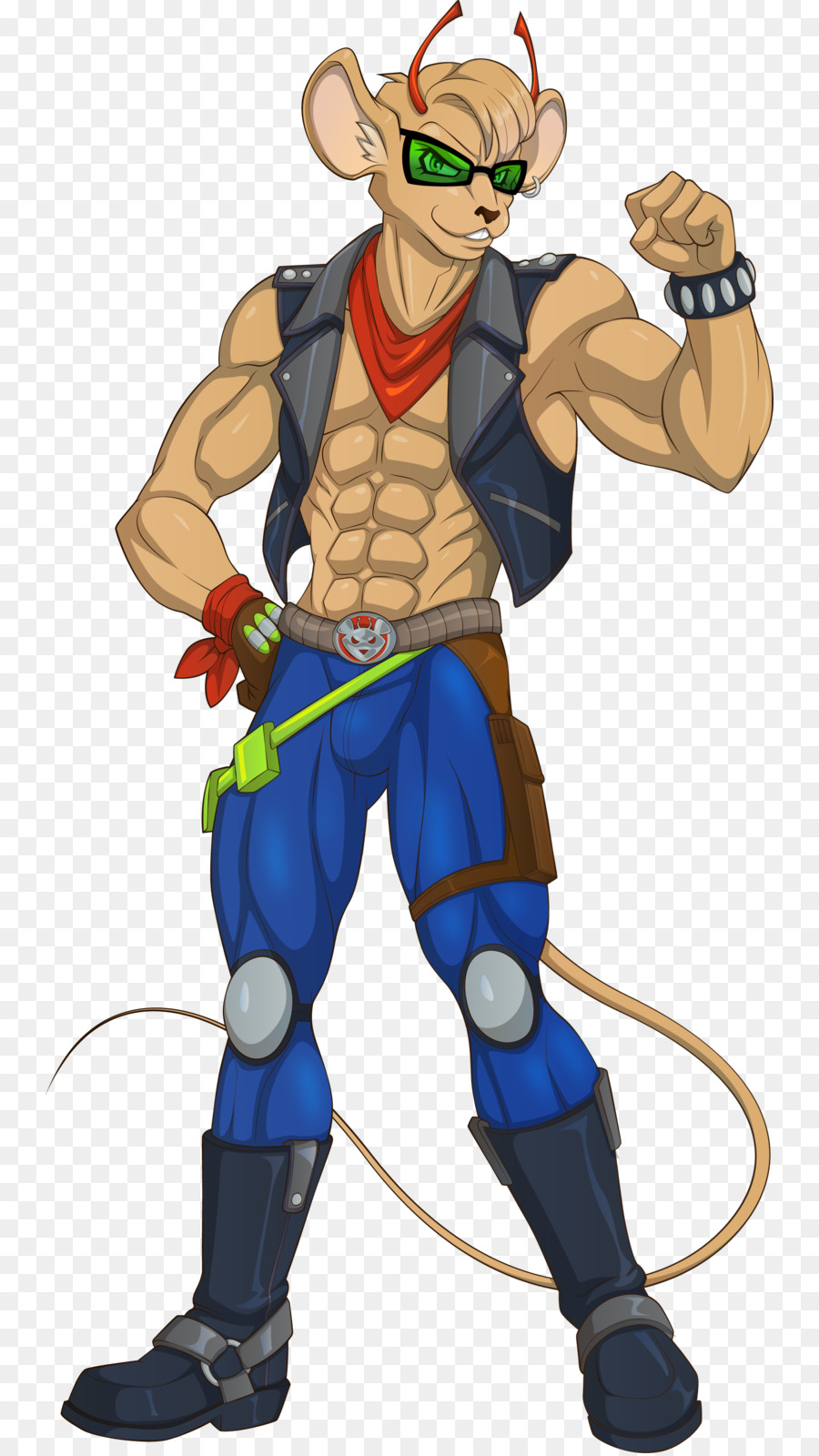 Souris De Dessin Animé，Musculaire PNG