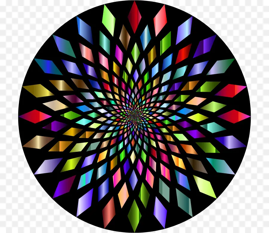 Spirale Colorée，Hypnotique PNG