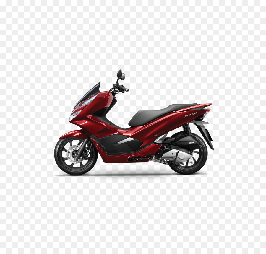 Moto Rouge Et Noire，Scooter PNG