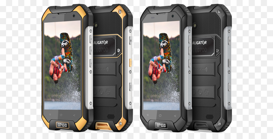 Aligator Rx550 Extremo Noir Et Jaune Téléphone Mobile，Smartphone PNG