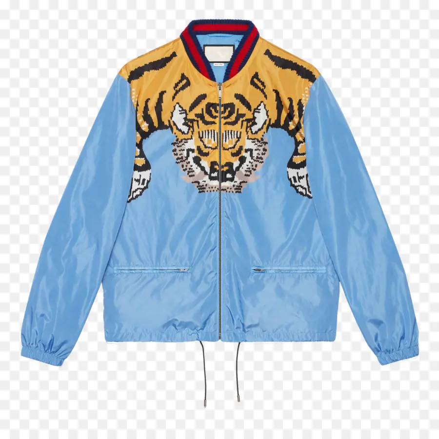 Veste Brodée Tigre，Mode PNG