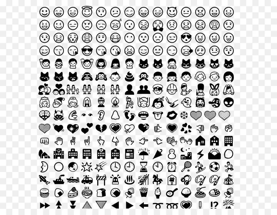 émojis，Visages PNG