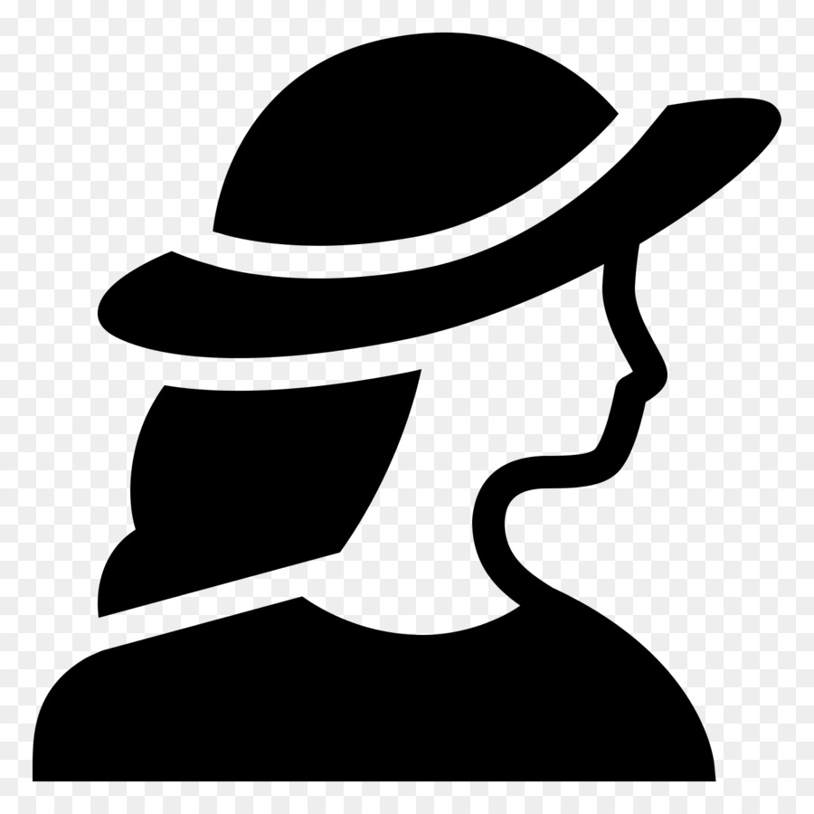 Femme Avec Un Chapeau，Profil PNG