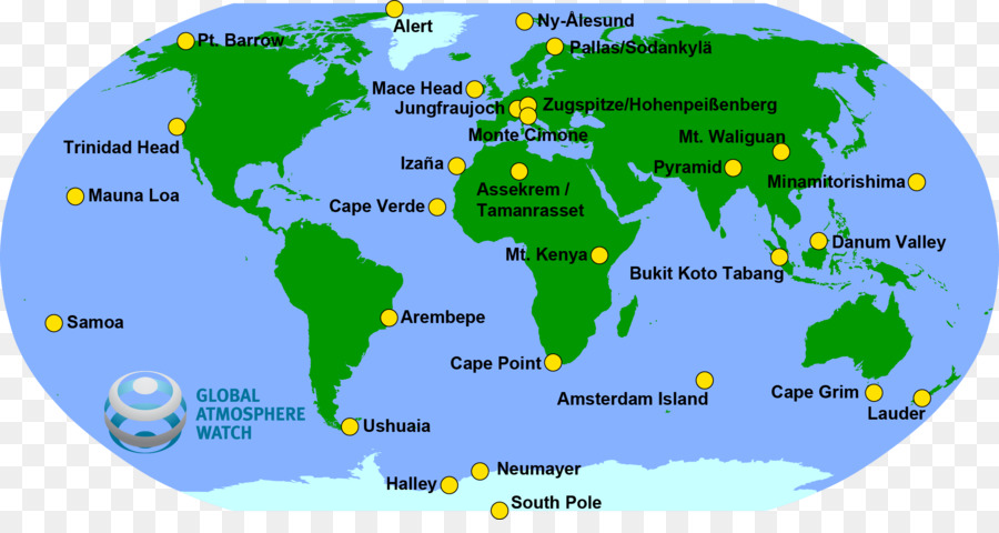 Veille De L'atmosphère Globale，Monde PNG