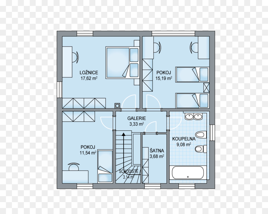 Plan D étage，Maison PNG