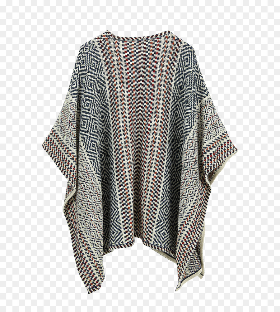 Poncho à Motifs，Géométrique PNG