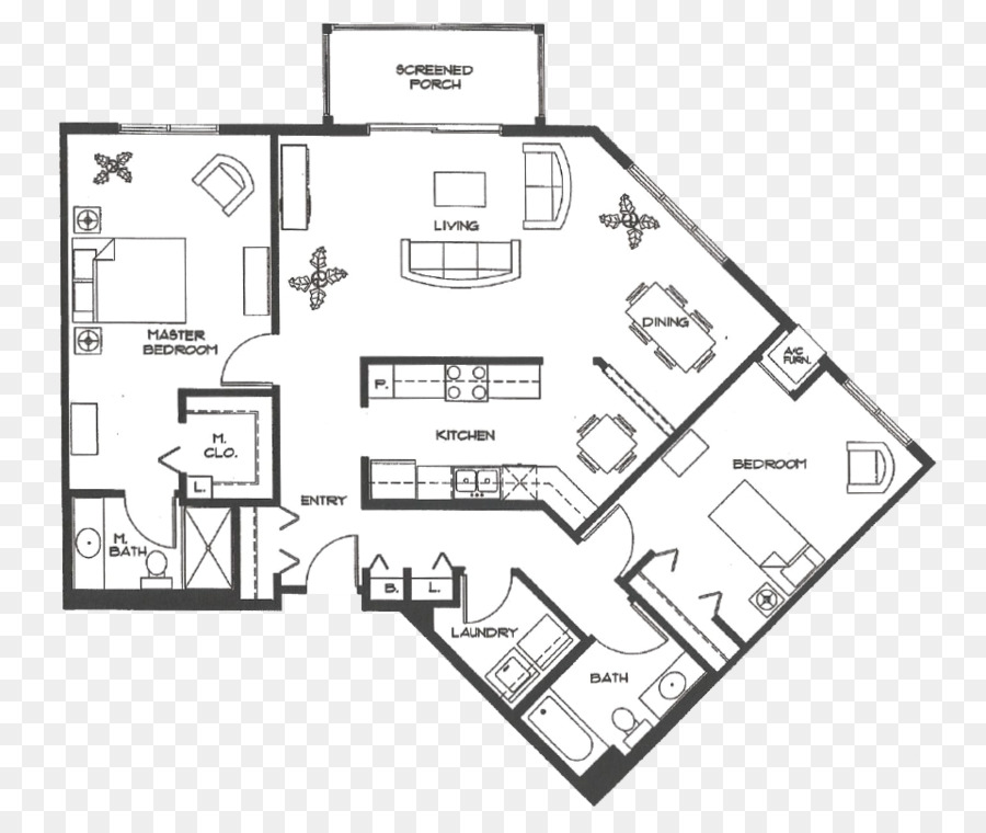 Plan D'étage De L'appartement，Mise En Page PNG