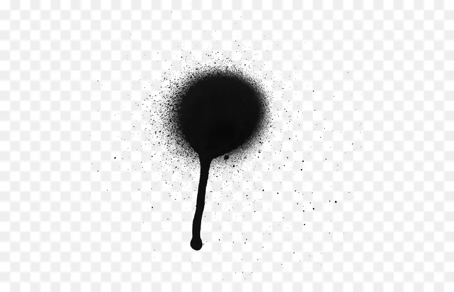 Tache D'encre Noire，Éclabousser PNG