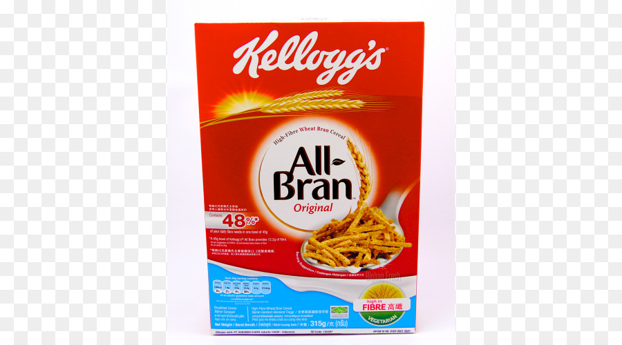 Les Céréales Du Petit Déjeuner，Kellogg S Allbran Flocons De Blé Complet PNG