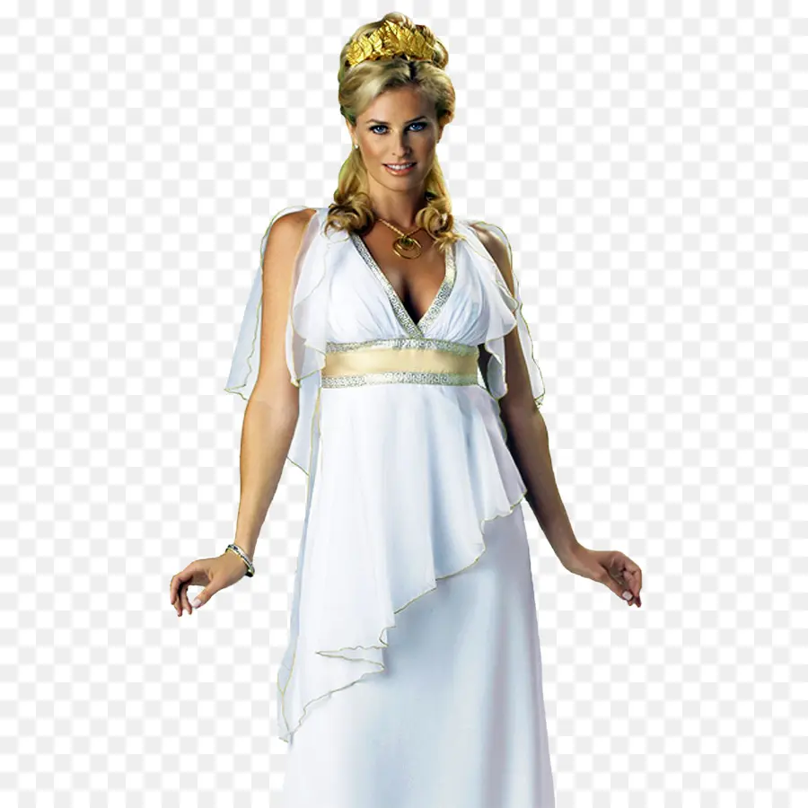 Femme En Robe Blanche，Robe PNG